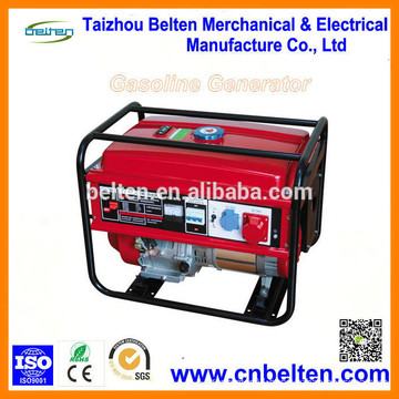 Popular Three Phase 5000W Copper Wire 13HP Gasoline Generator With Handles And Wheels in South Africa